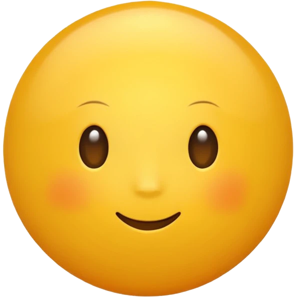 sun-yellow sphere. emoji