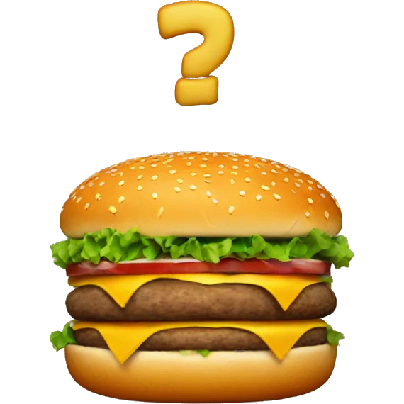 Massive hamburger  emoji