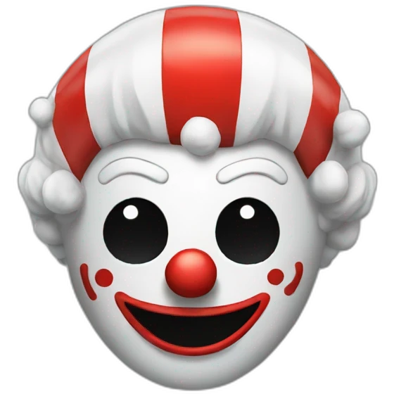 saw clown emoji