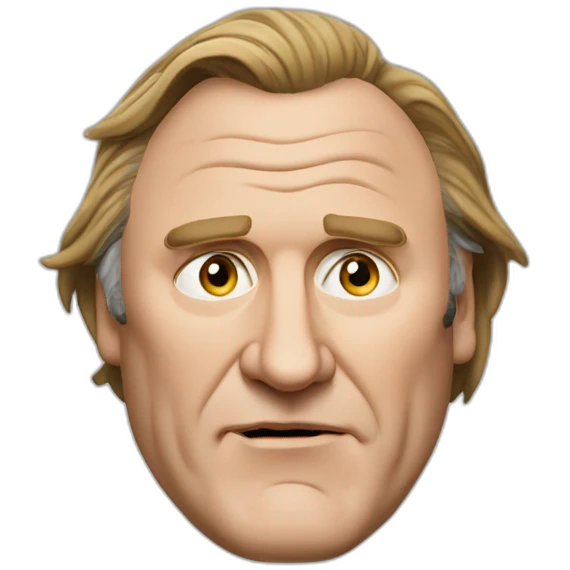 Black Gérard depardieu emoji