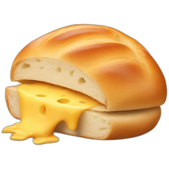 sourdough-bun-with-cheese emoji