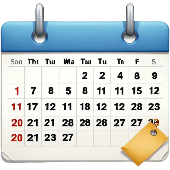 calendar emoji