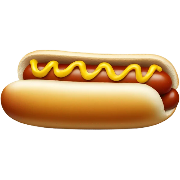 Hotdog with legs and a face emoji