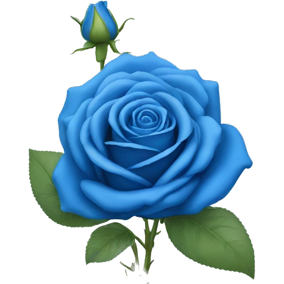 rose blue emoji