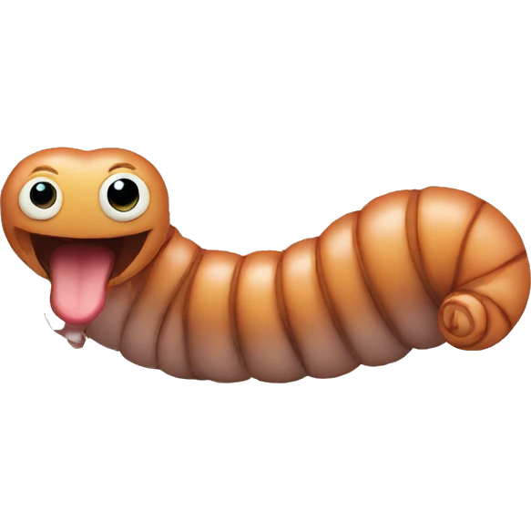 worm emoji