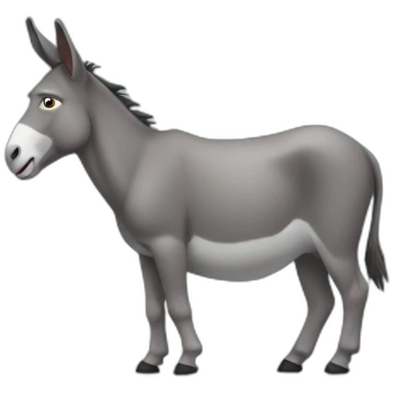 donkey-on-rails emoji