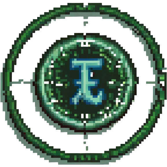  combine the π (pi) math symbol, binary code, and digital mist emerging from it. emoji