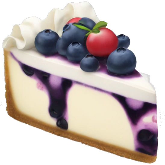 Blueberry Cheesecake  emoji