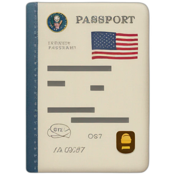 USA passport emoji