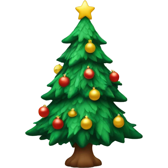 Christmas tree emoji