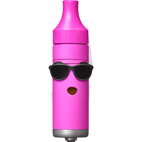 pink vape emoji