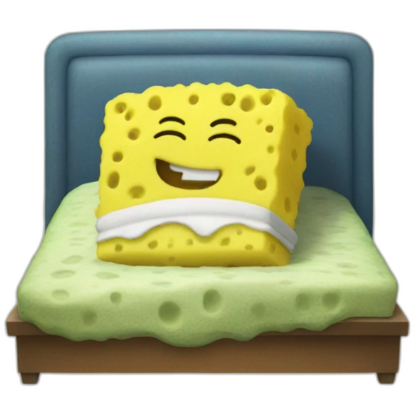 Sponge Bob sleeping emoji