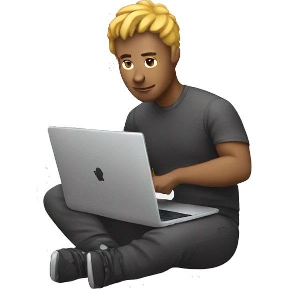 cybersportsman with laptop emoji