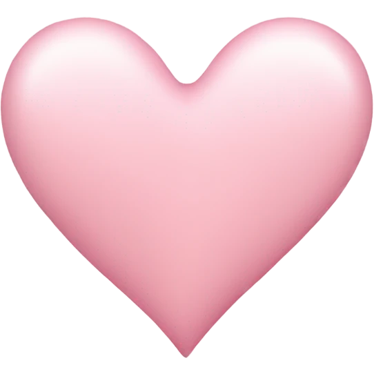 light pink heart emoji