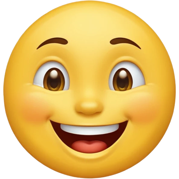 Emoji, yellow round laughing tilted head face with tears of fun emoji