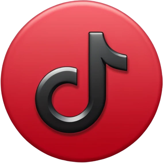 El logo de tik tok emoji