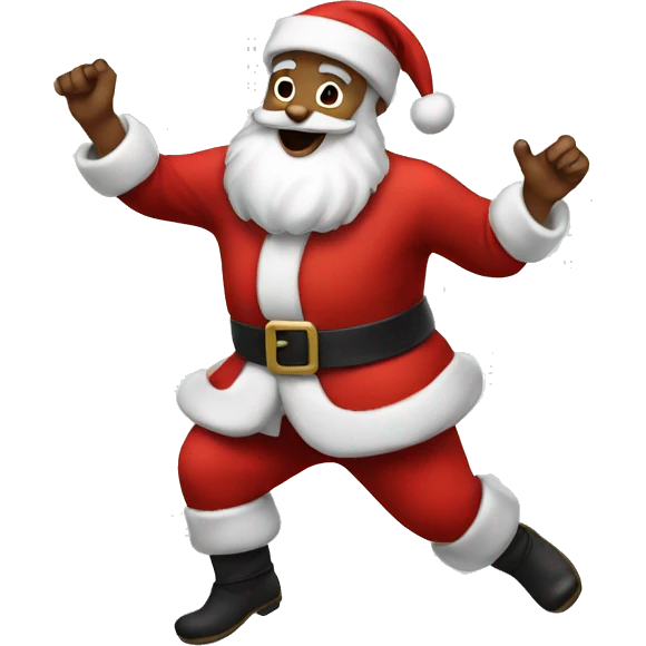 Dancing Santa  emoji