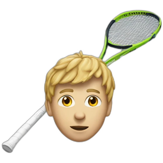 Jannik Sinner raquette emoji