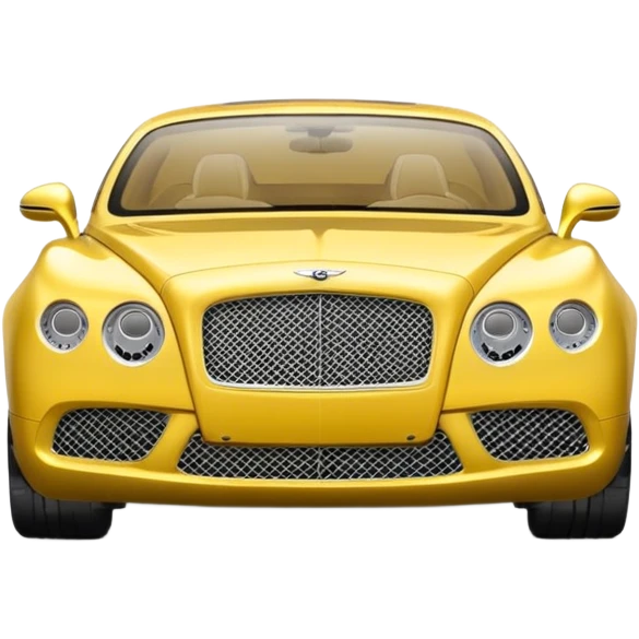 Yellow Bentley emoji