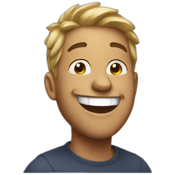 Me laughing emoji