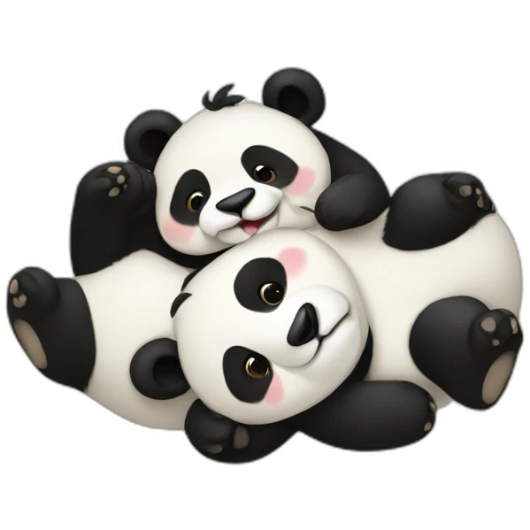 hug pandas emoji