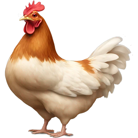 Hen doing yoga  emoji