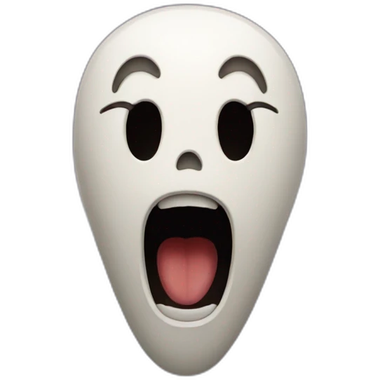 Scream emoji
