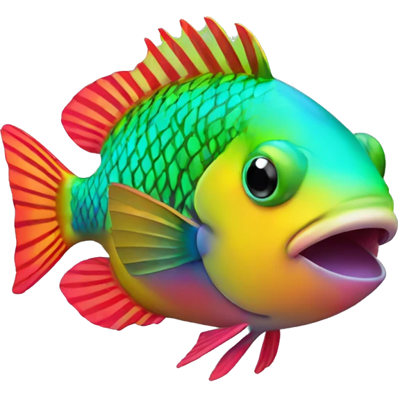 crystal parrotfish emoji