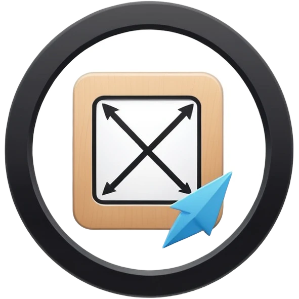 Minimalistic flat vector icon, iOS style, thin black contour on white background. Simple kanban board with circular arrow above it. Clean, no text, no shadows emoji