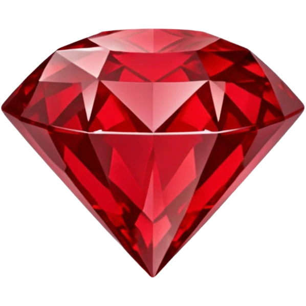 Red diamond carved on its front "RED" emoji