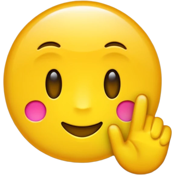 Maak een sticker in fluo kleur van de tekens "+U" emoji