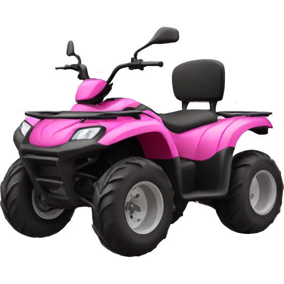 Quad bike pink emoji