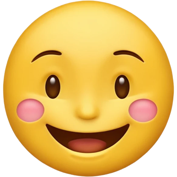 Classic yellow emoji Happy laughing and winking with no tears emoji