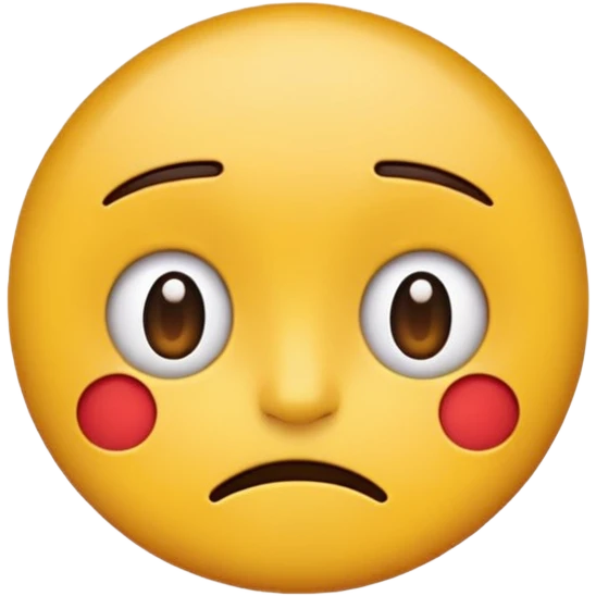 cartoon emoji sticker with a bored and indifferent face, colorful and cheerful, no text, suitable for WhatsApp and Instagram emoji