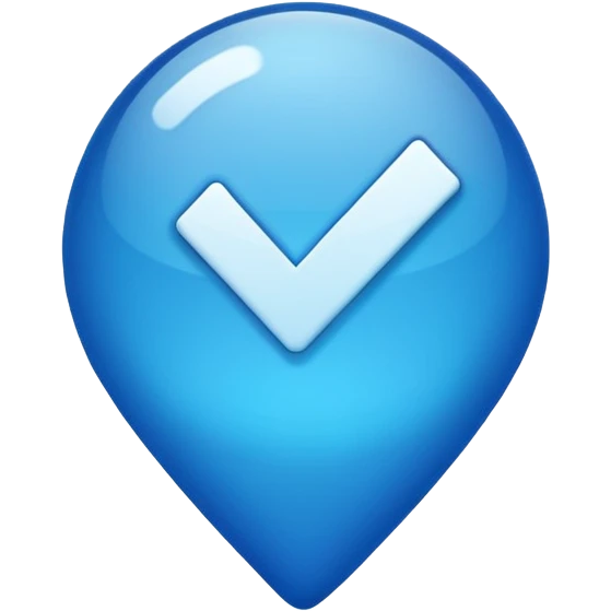 Create blue tick verification  emoji