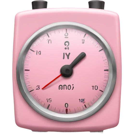 light pink kitchen timer emoji