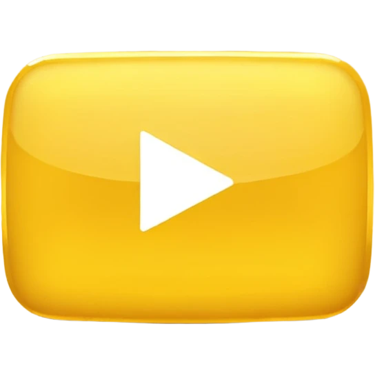 A yellow YouTube logo emoji