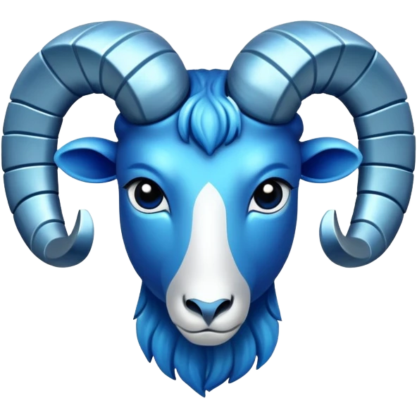 blue aries sign emoji