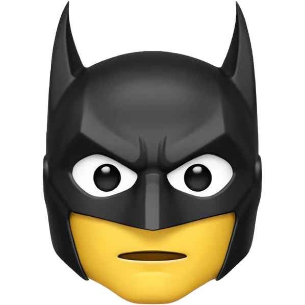 Make a batman emoji. emoji