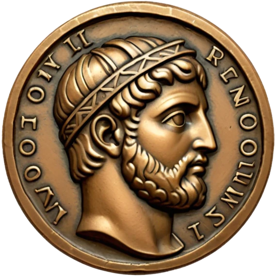 an old roman coin emoji