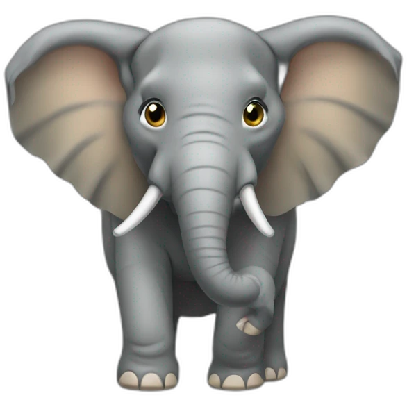 BayashiTV sur un éléphant emoji