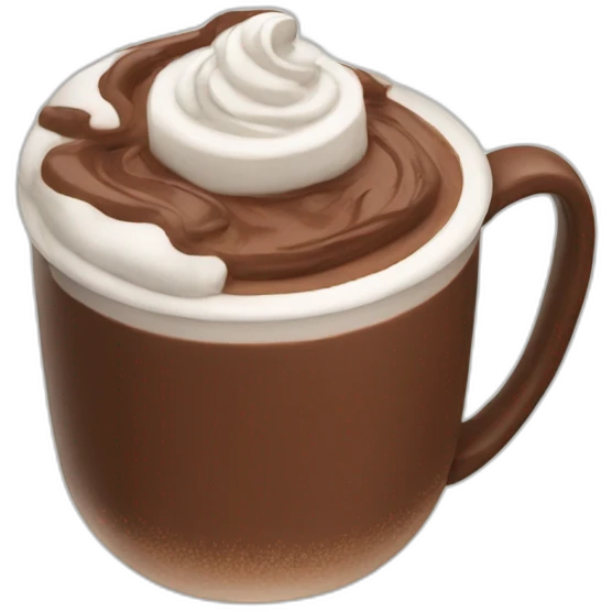 Hot chocolate emoji