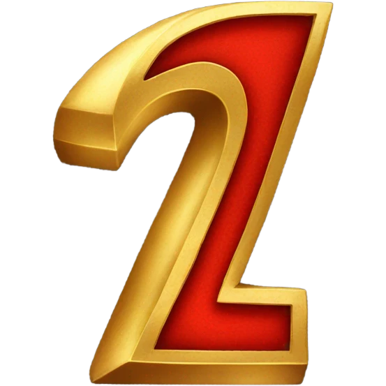 red and gold number seven emoji