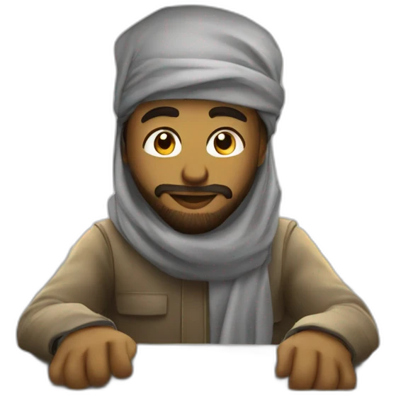 Musulman dans un avion emoji