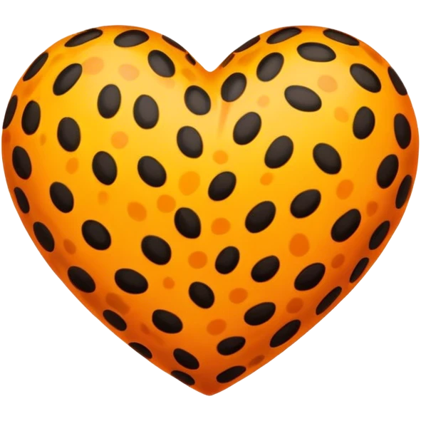 Leopard heart emoji
