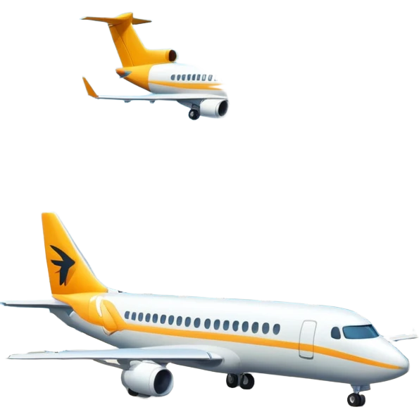 planes next to terminal building, sky emoji