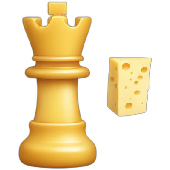 Cheese chess emoji