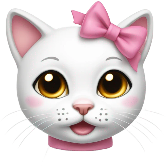 ￼Hello kitty emoji