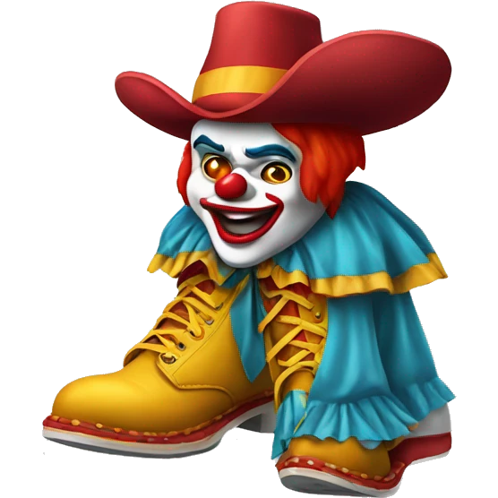 Payaso y zapatos  emoji