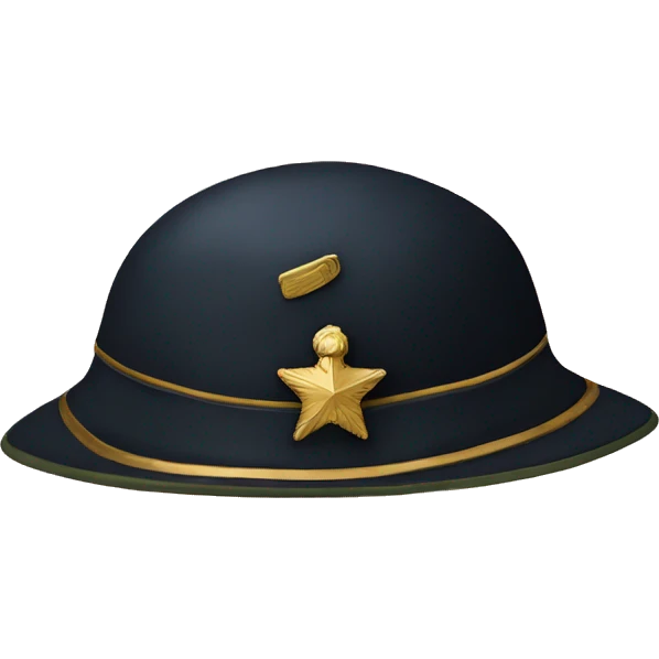 military hat 19 century emoji